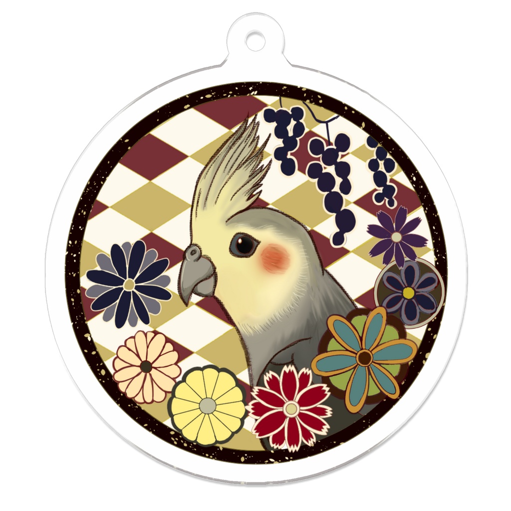 秋のオカメインコ