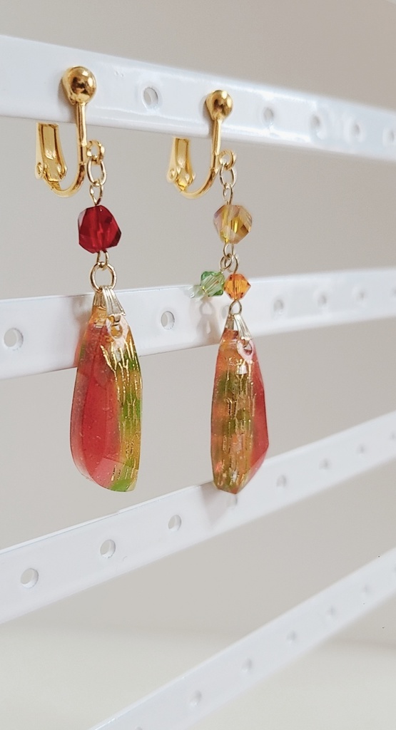 鬼滅の刃*水柱🌊冨岡義勇イメージイヤリング