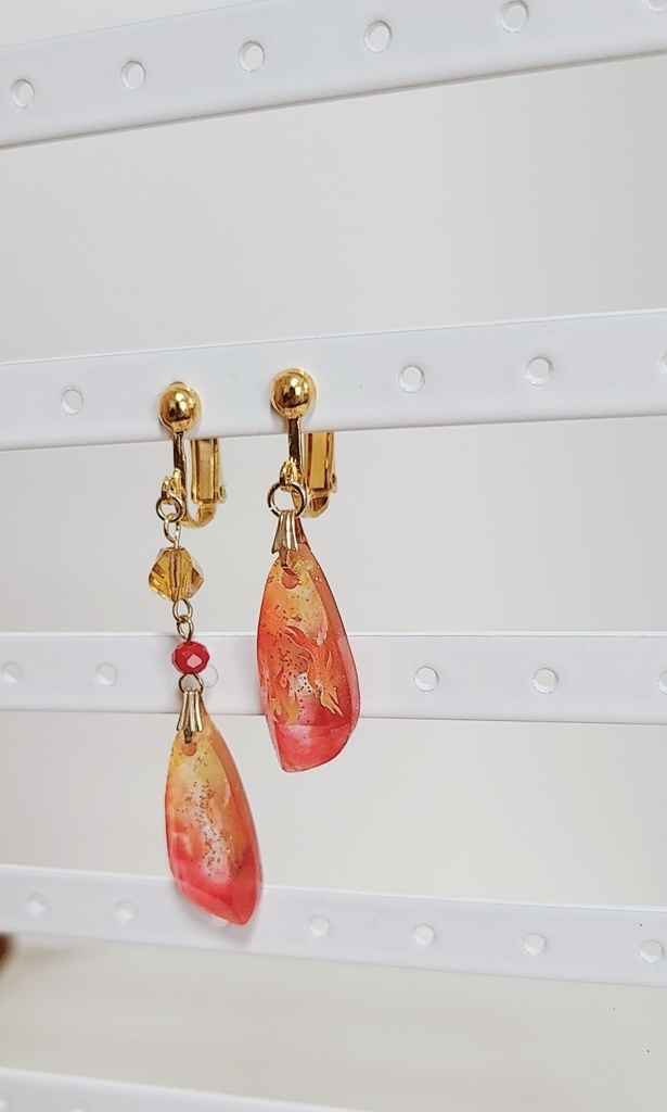 【再販】鬼滅の刃*炎柱🔥煉獄杏寿郎イメージイヤリング