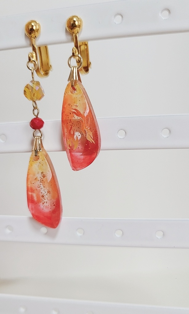 【再販】鬼滅の刃*炎柱🔥煉獄杏寿郎イメージイヤリング