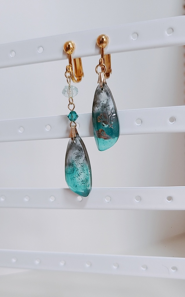 鬼滅の刃*霞柱🌫️時透無一郎イメージイヤリング