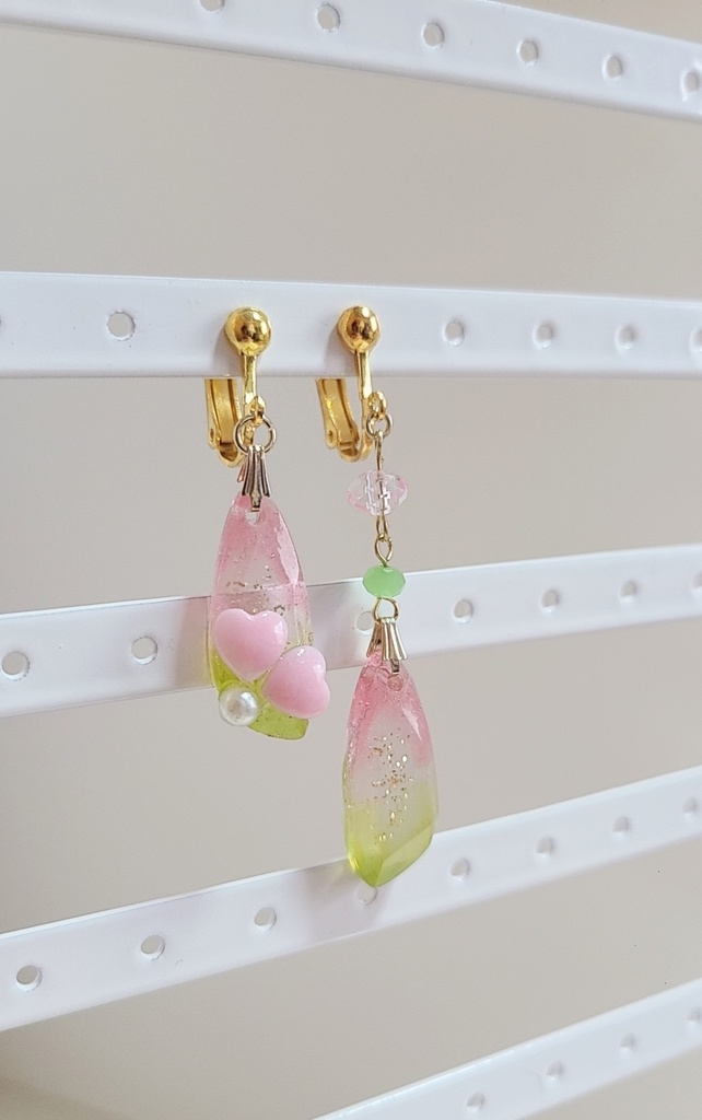 鬼滅の刃*恋柱❣️甘露寺蜜璃イメージイヤリング