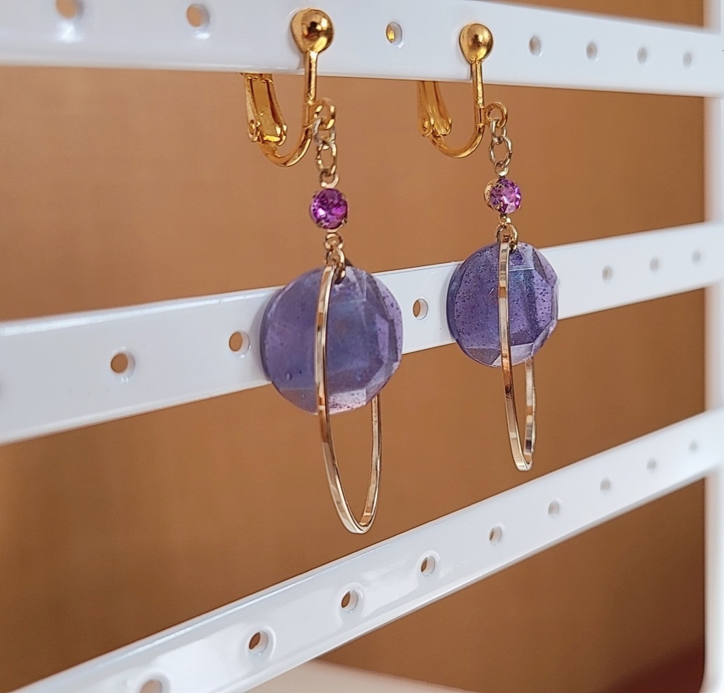 ツイステ*ポムフィオーレイメージカラーイヤリング