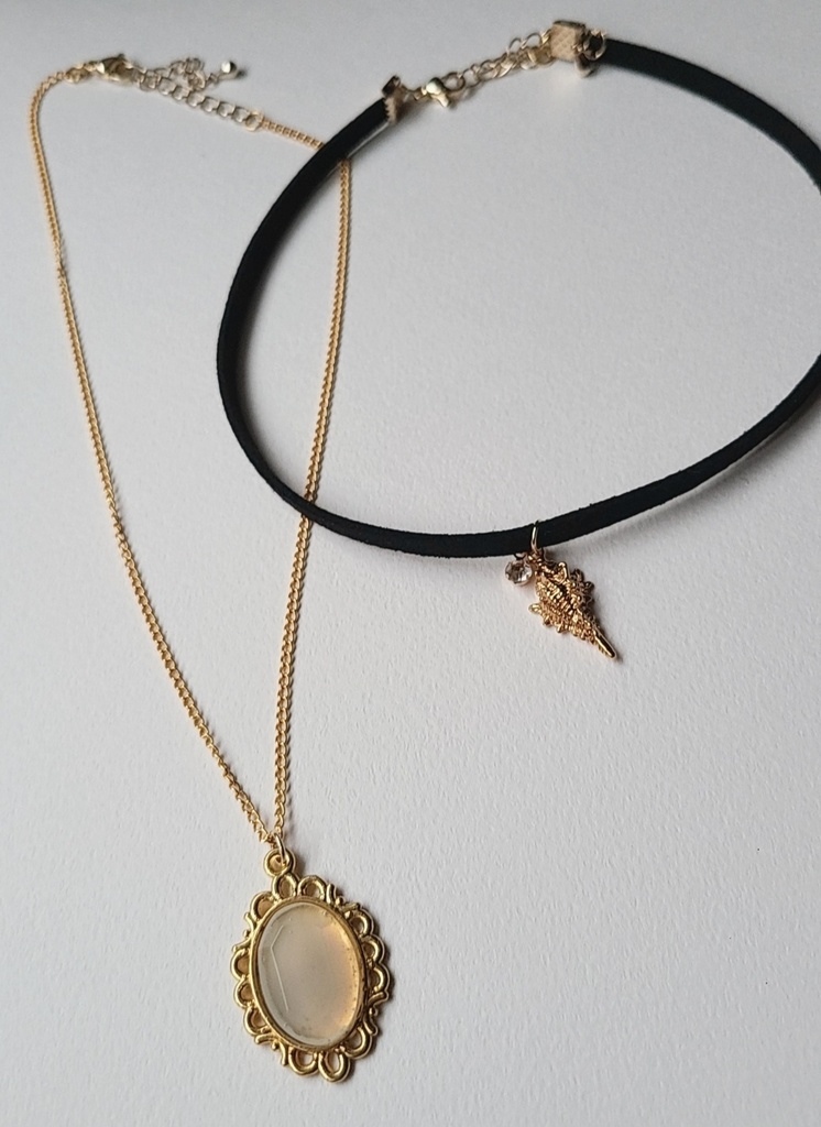 ツイステ*オクタヴィネル魔法石モチーフチョーカー