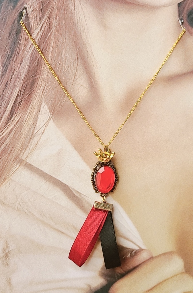 ツイステ*ハーツラビュル寮マジカルペンイメージネックレス