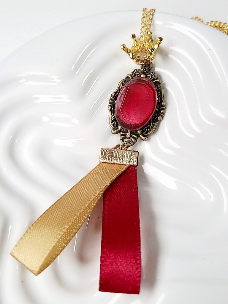 ツイステ*スカラビア寮マジカルペンイメージネックレス