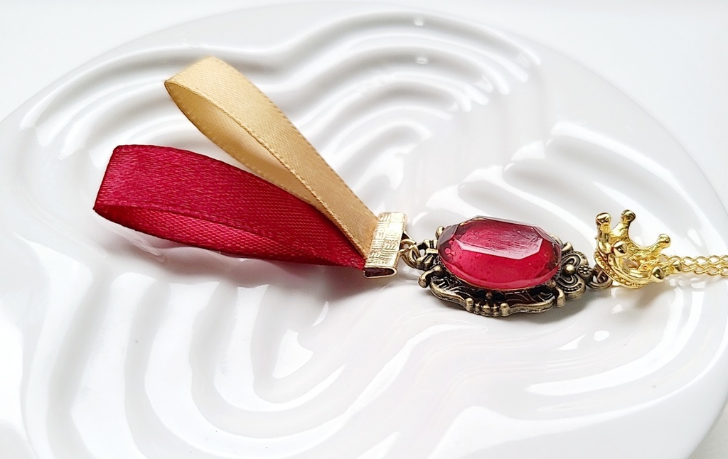 ツイステ*スカラビア寮マジカルペンイメージネックレス