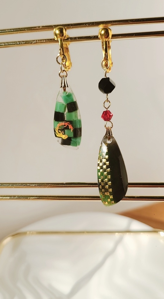 鬼滅の刃*炭治郎イメージイヤリング