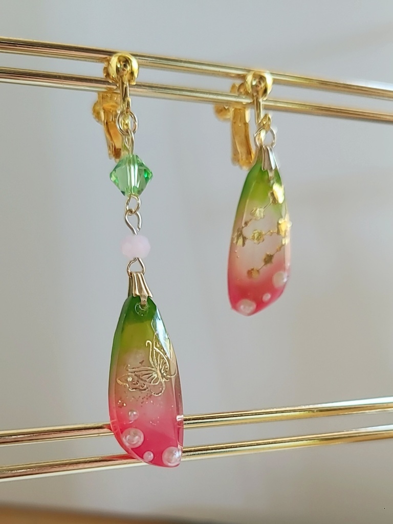 鬼滅の刃*栗花落カナヲ イメージイヤリング