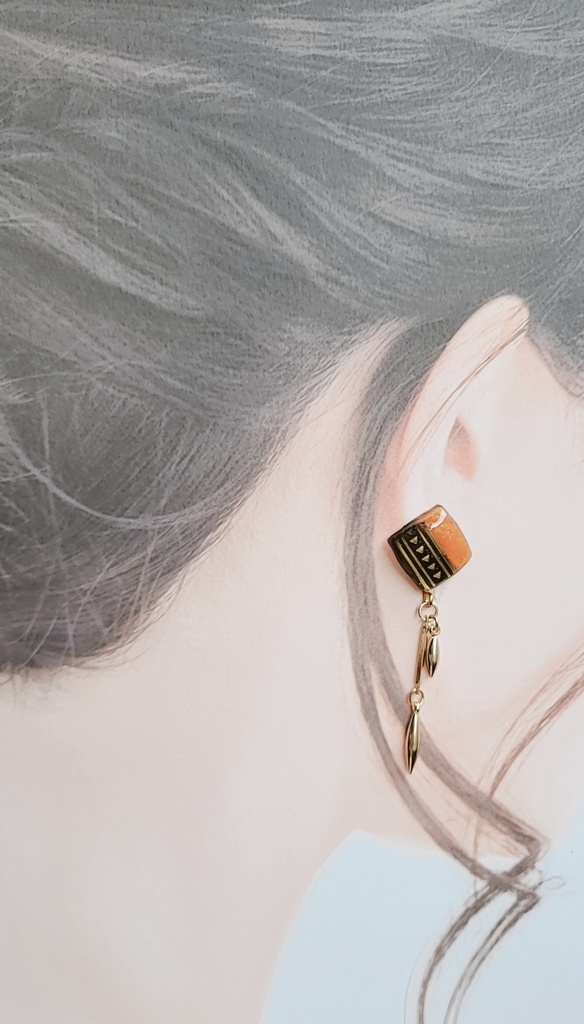 【再版・パーツ変更】ツイステ*サバナクローイメージイヤリング