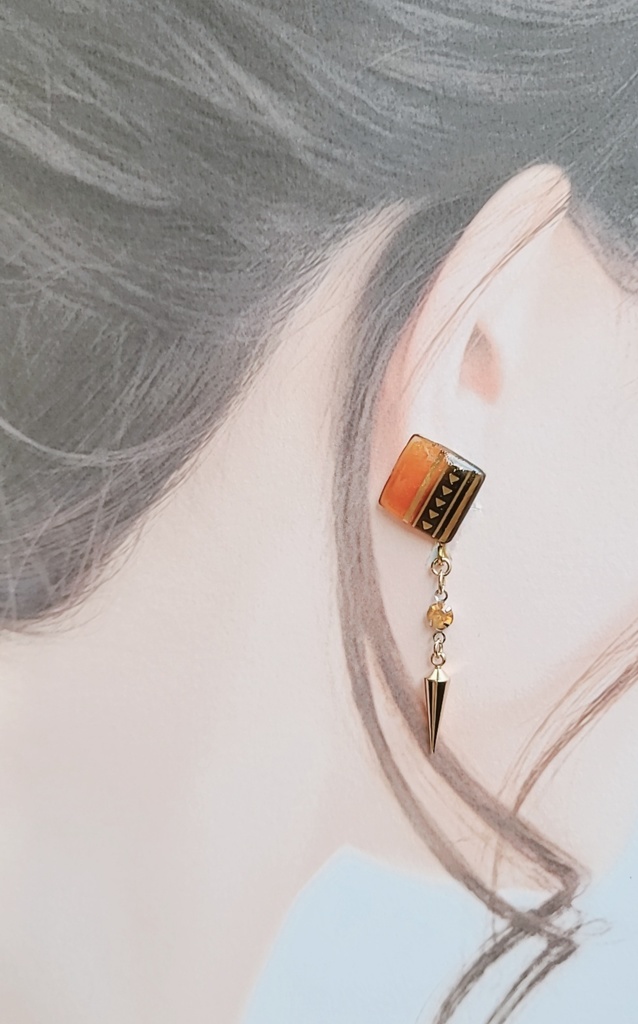 【再版・パーツ変更】ツイステ*サバナクローイメージイヤリング