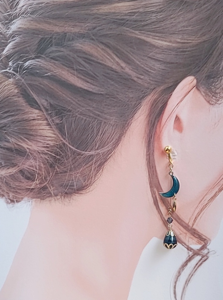 マギアレコード*七海やちよ ソウルジェムイヤリング