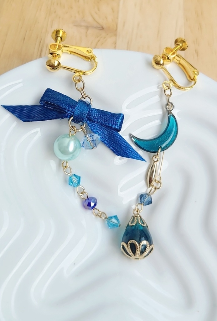 マギアレコード*七海やちよ ソウルジェムイヤリング