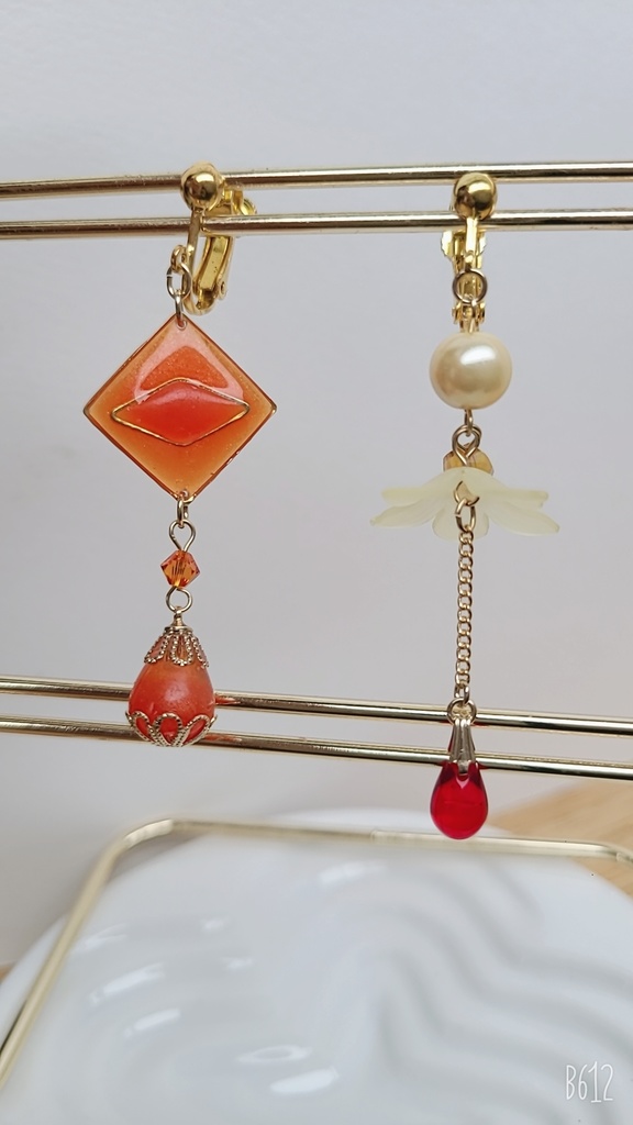 マギアレコード*由比鶴乃 ソウルジェムイヤリング