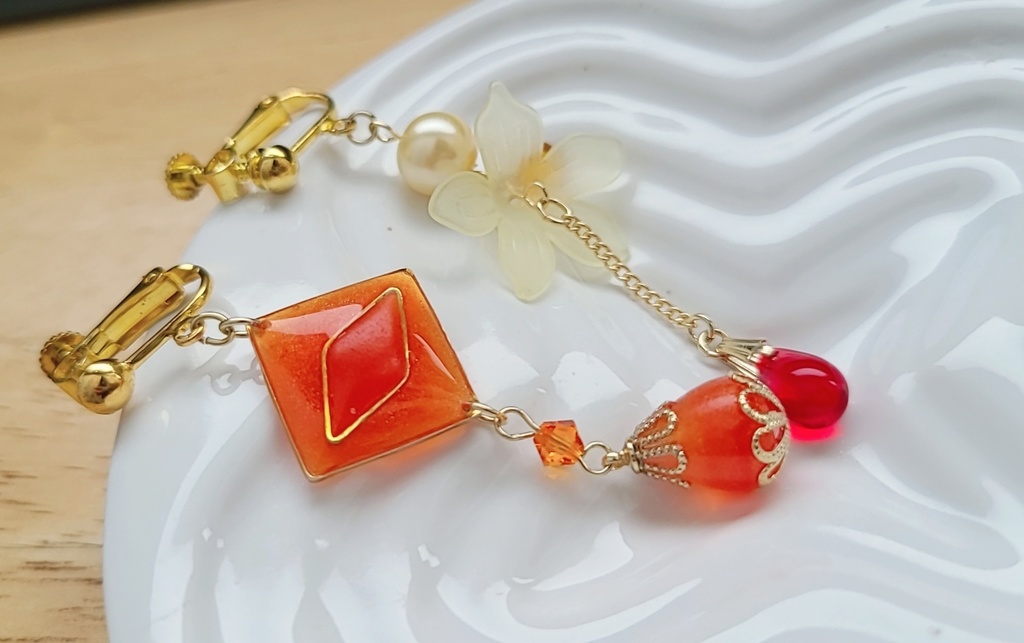 マギアレコード＊由比鶴乃　ソウルジェムイヤリング