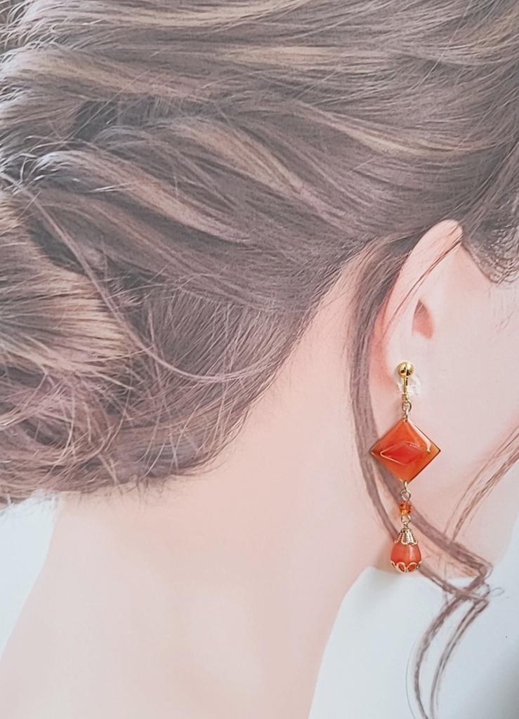 マギアレコード*由比鶴乃 ソウルジェムイヤリング