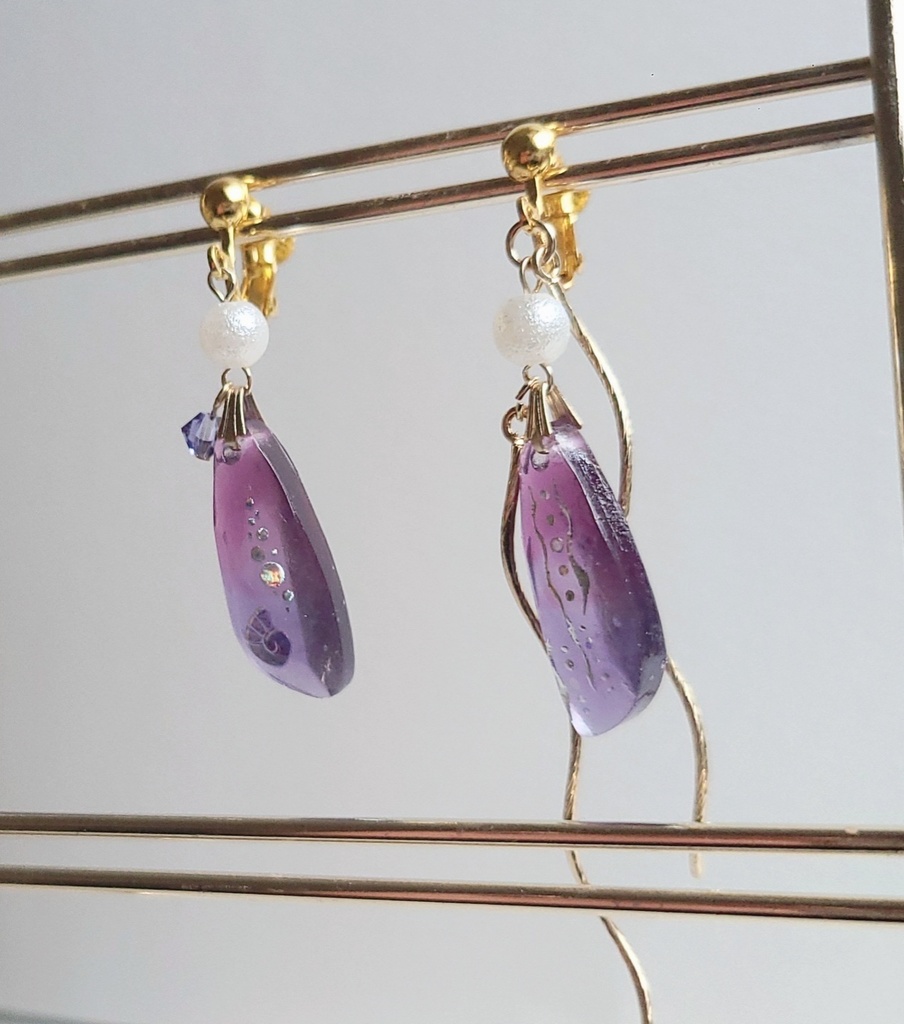 ツイステ*蛸の人魚 イメージイヤリング