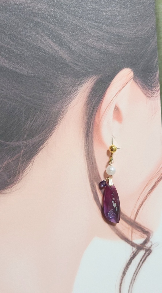 ツイステ*蛸の人魚 イメージイヤリング