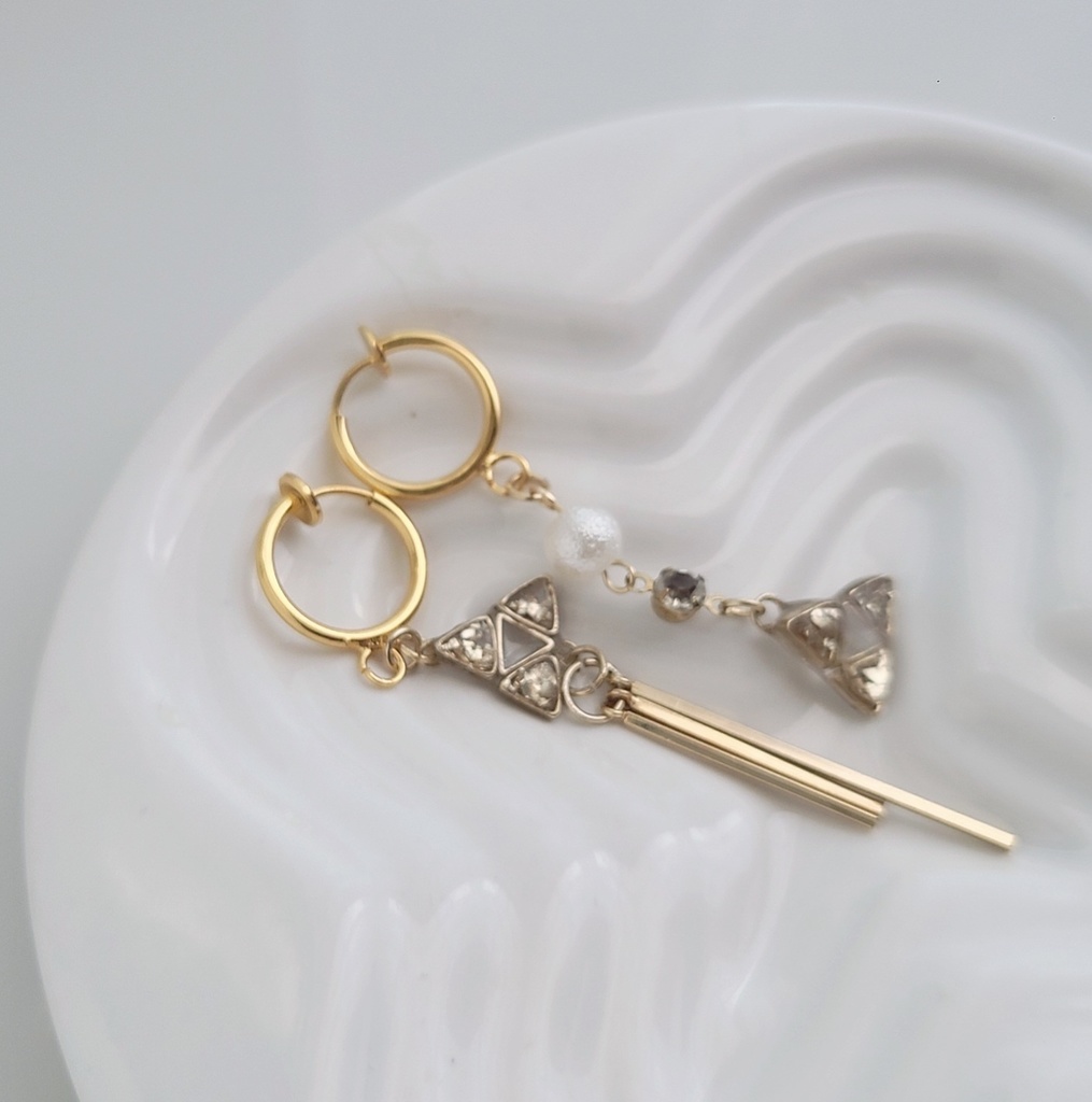 ゼルダの伝説*トライフォースのフープイヤリング