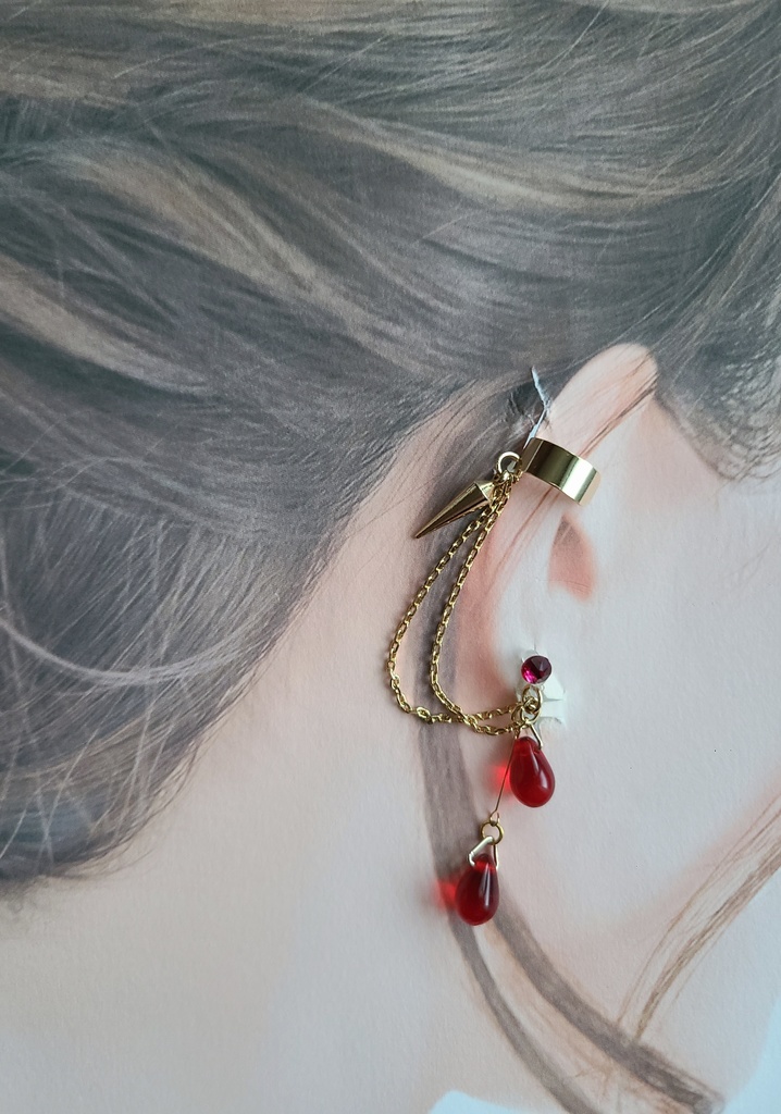 チェンソーマン*パワー🩸イメージチェーンイヤーカフ