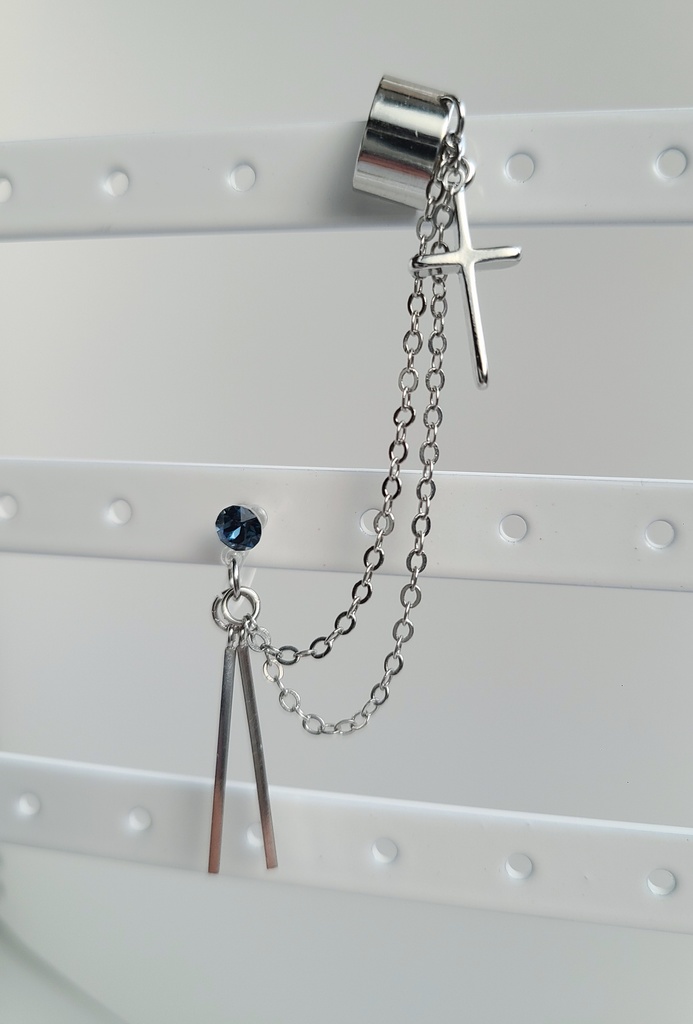 チェンソーマン*早川アキ⚔️イメージチェーンイヤーカフ