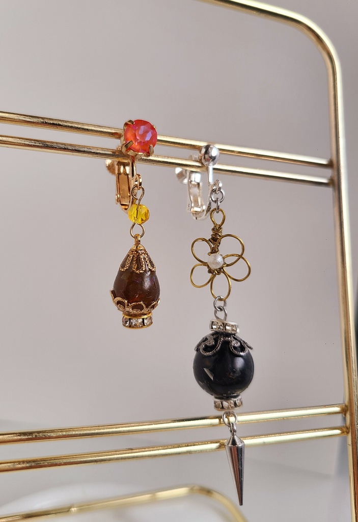 魔法少女まどか☆マギカ*マミ グリーフシードイメージイヤリング