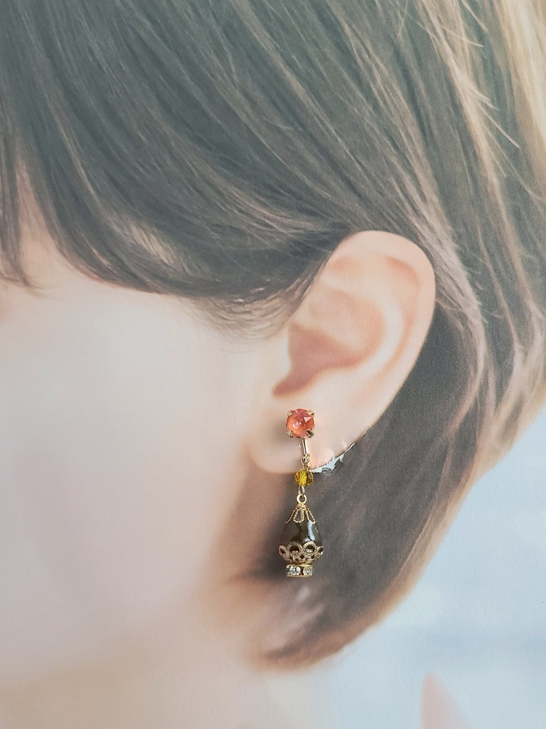 魔法少女まどか☆マギカ*マミ グリーフシードイメージイヤリング