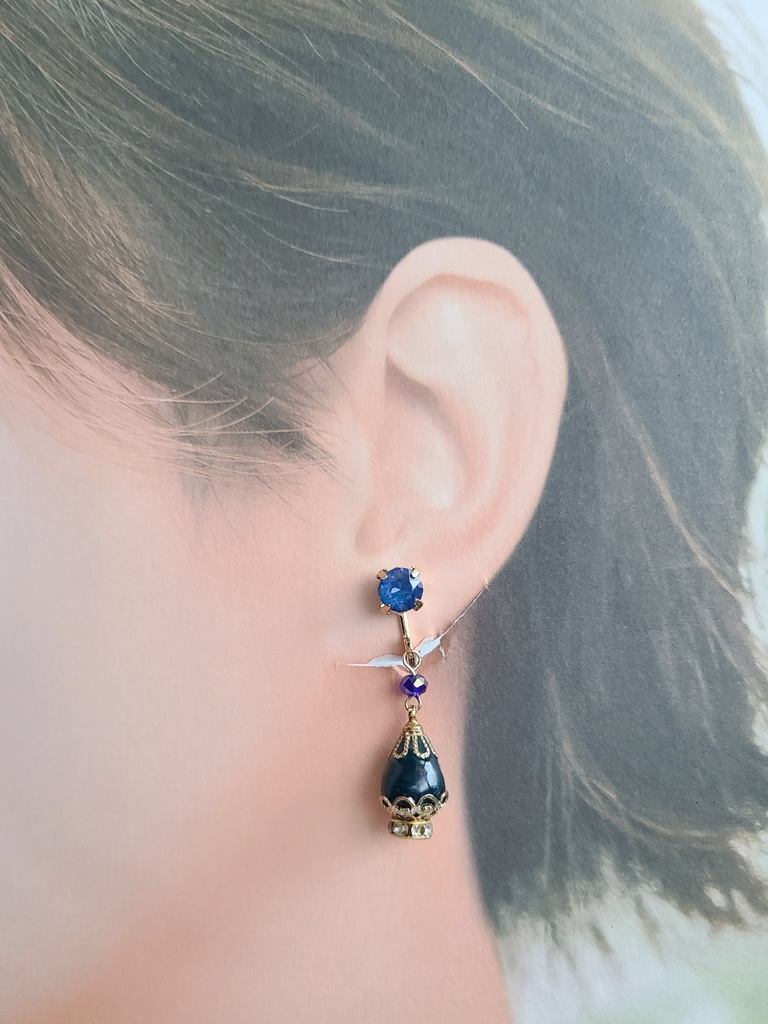 魔法少女まどか☆マギカ*さやか グリーフシードイメージイヤリング