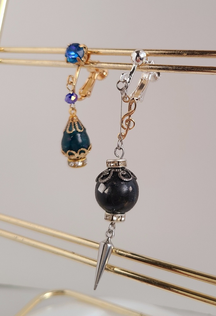 魔法少女まどか☆マギカ*さやか グリーフシードイメージイヤリング