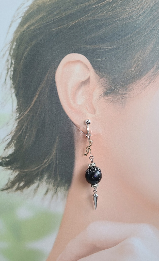 魔法少女まどか☆マギカ*さやか グリーフシードイメージイヤリング