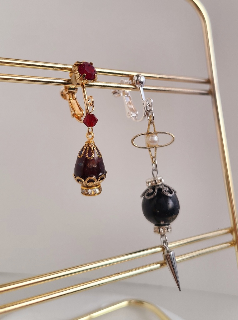 魔法少女まどか☆マギカ*杏子 グリーフシードイメージイヤリング