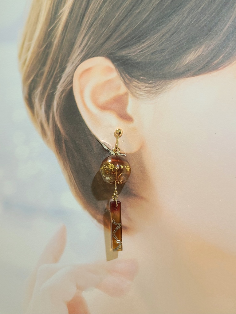 鬼滅の刃*悲鳴嶼行冥イメージ 風鈴イヤリング