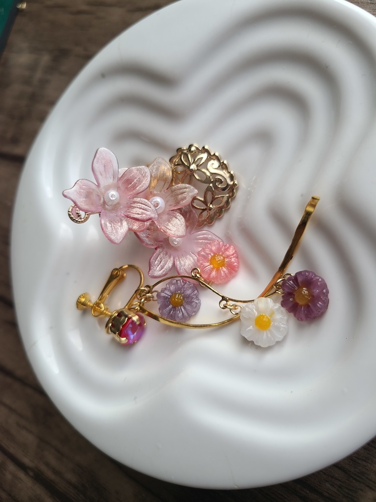 ツイステ*リドル 夜空のシフォンイメージイヤリング&イヤーカフ