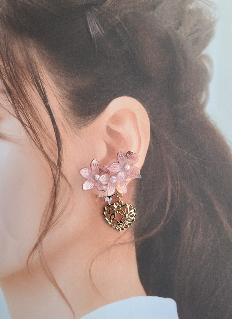 ツイステ*リドル 夜空のシフォンイメージイヤリング&イヤーカフ