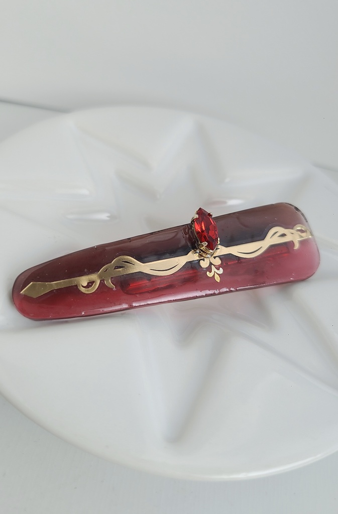 魔法少女まどか☆マギカ*杏子 イメージヘアクリップ