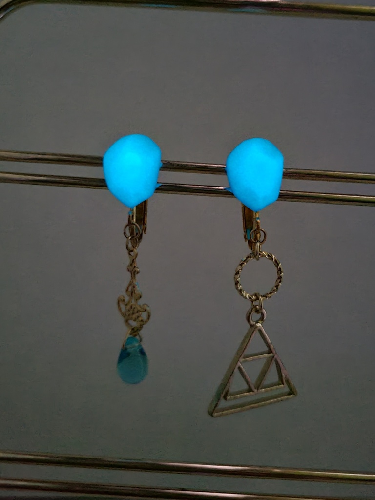 ゼルダの伝説 ブレスオブザワイルド*ゾーラ族の英傑 イメージイヤリング