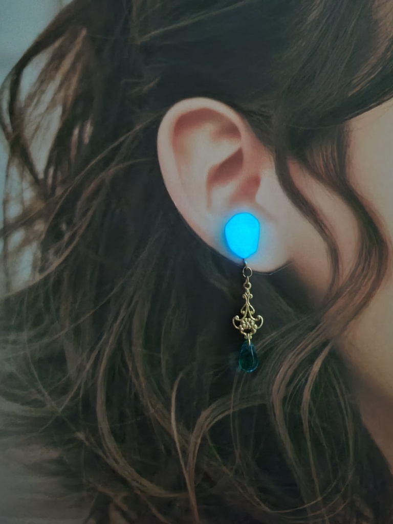 ゼルダの伝説 ブレスオブザワイルド*ゾーラ族の英傑 イメージイヤリング