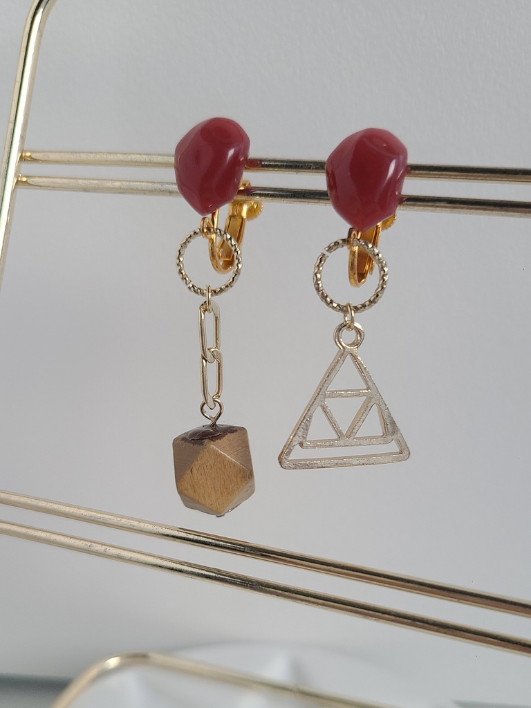 ゼルダの伝説 ブレスオブザワイルド*ゴロン族の英傑 イメージイヤリング