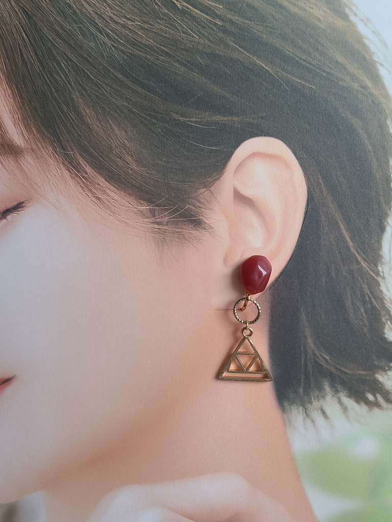 ゼルダの伝説 ブレスオブザワイルド*ゴロン族の英傑 イメージイヤリング