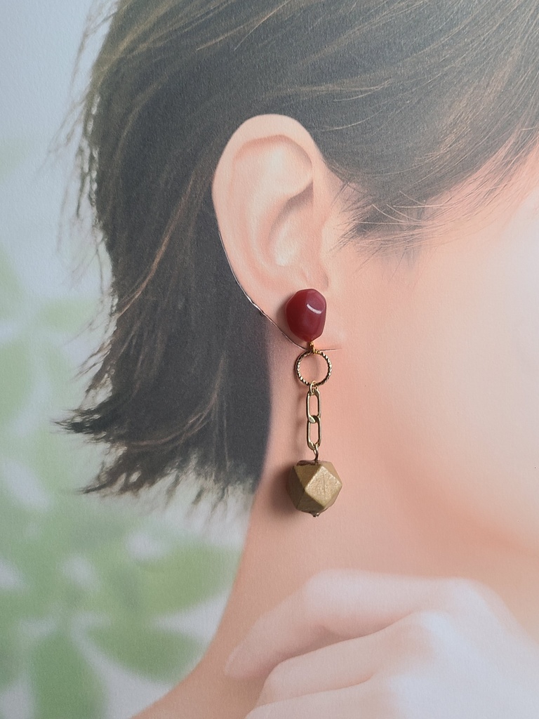 ゼルダの伝説 ブレスオブザワイルド*ゴロン族の英傑 イメージイヤリング