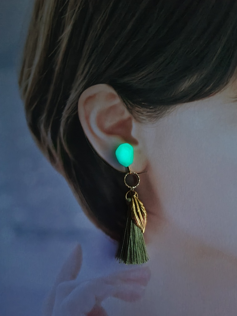 ゼルダの伝説 ブレスオブザワイルド*リト族の英傑 イメージイヤリング