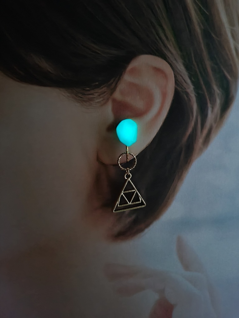 ゼルダの伝説 ブレスオブザワイルド*リト族の英傑 イメージイヤリング