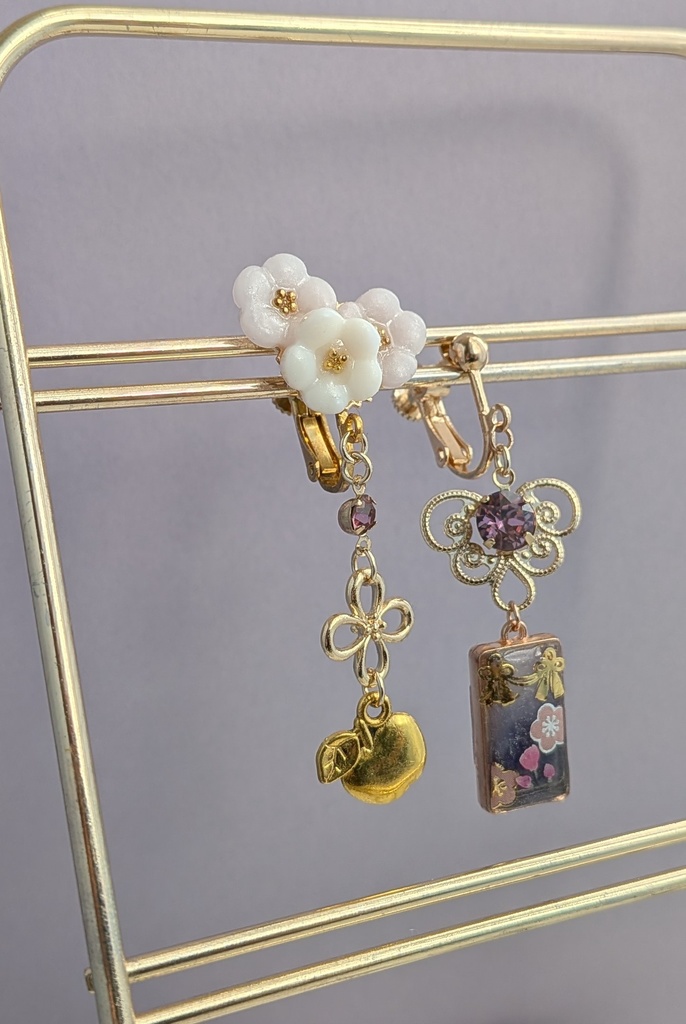 ツイステ✽新春の衣 エペルイメージイヤリング