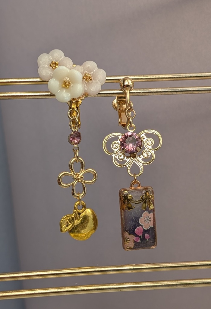 ツイステ✽新春の衣 エペルイメージイヤリング