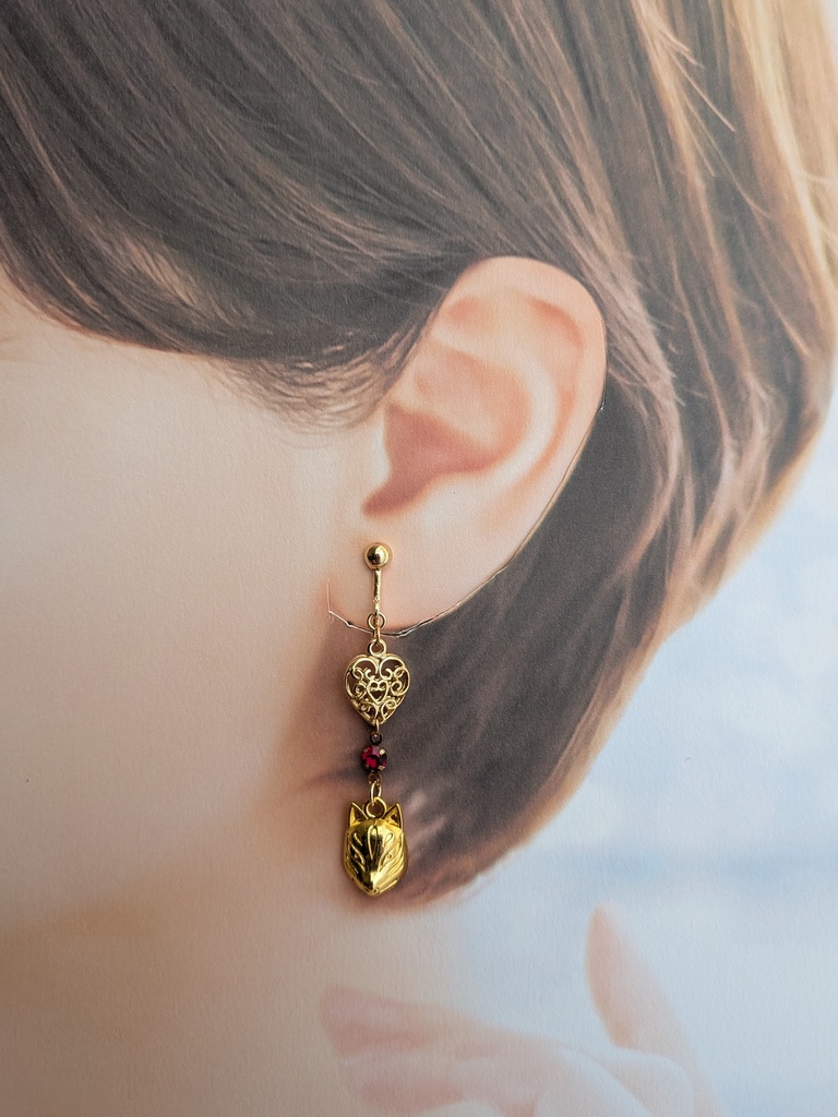 ツイステ✽新春の衣 エースイメージイヤリング