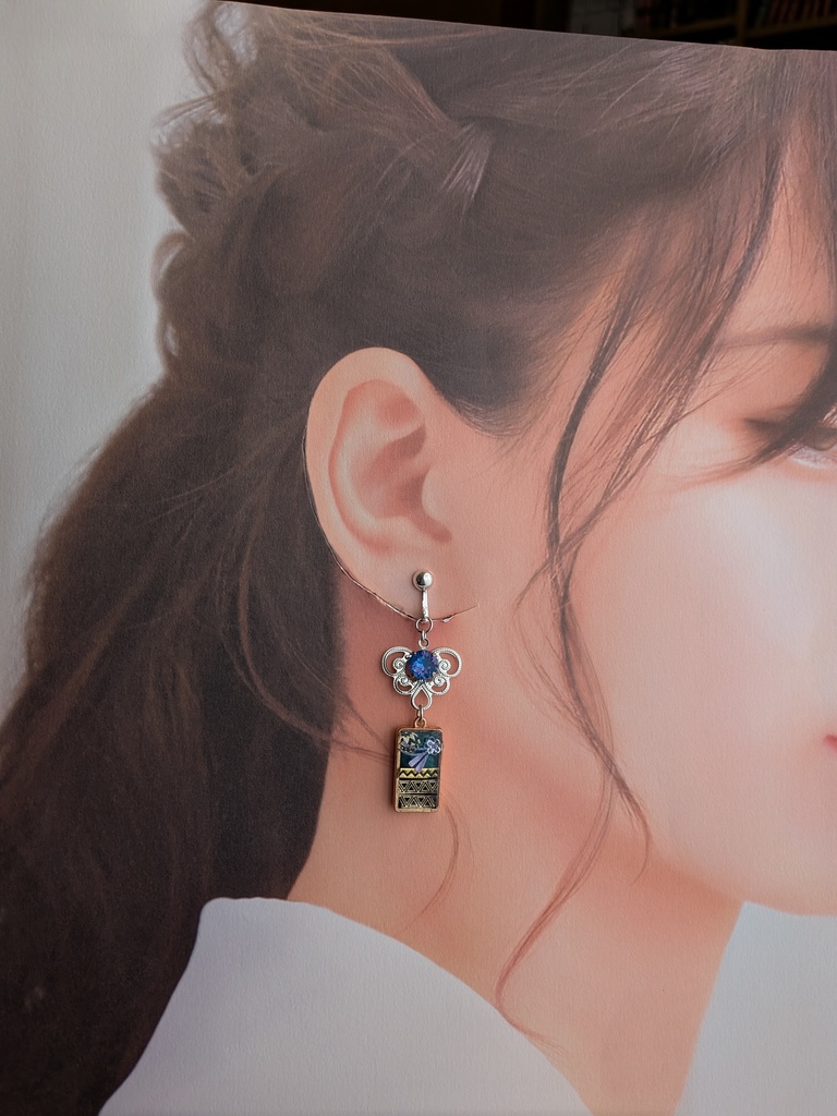 ツイステ✽新春の衣 イデアイメージイヤリング