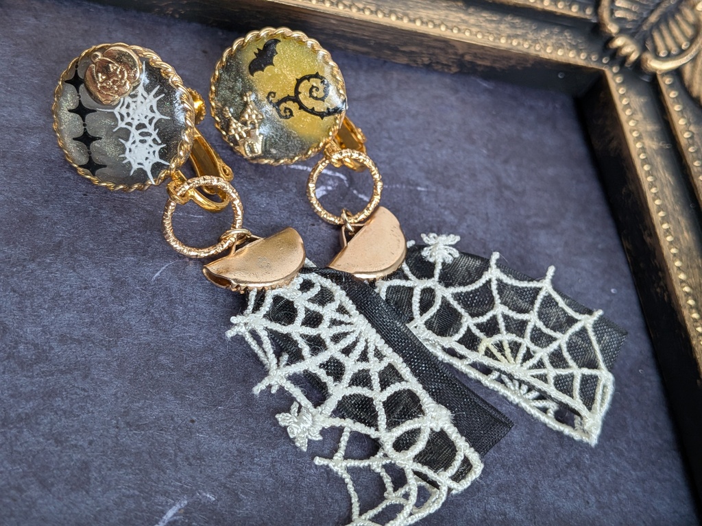 ハロウィンナイト🕸️イヤリング