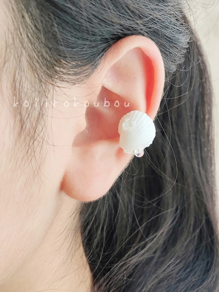 Nostalgic mermaid〜人魚の耳飾り〜シェルイヤーカフ