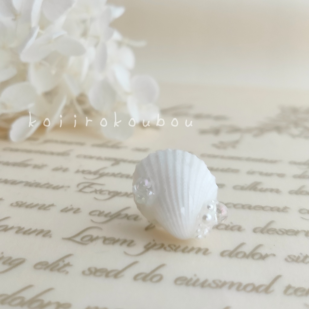 Nostalgic mermaid〜人魚の耳飾り〜シェルイヤーカフ