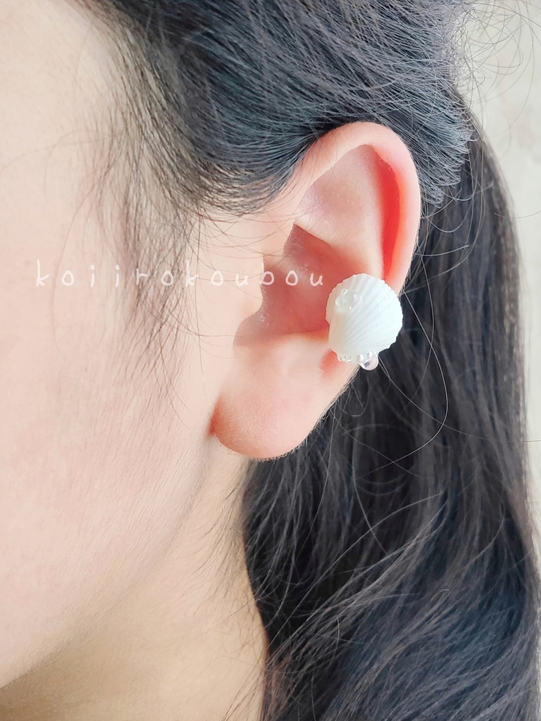 Nostalgic mermaid〜人魚の耳飾り〜シェルイヤーカフ